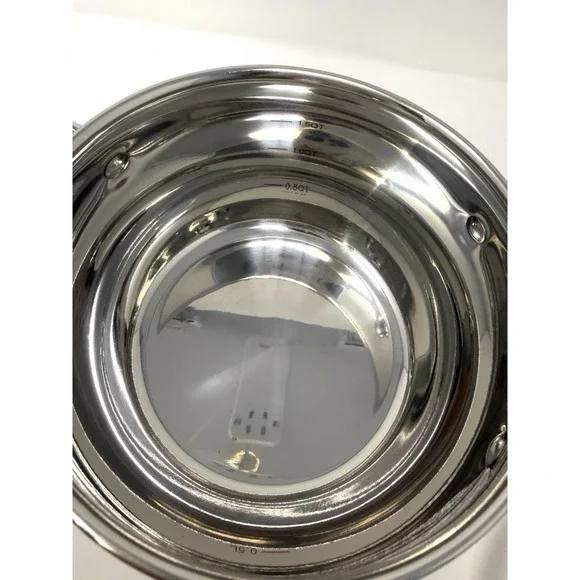 David Burke Restaurateur Splendor Series Stock Pot With Glass Lid 2 QT Cookware - Picture 4 of 10